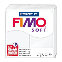 Clay FIMO SOFT 57gr WHITE No 0