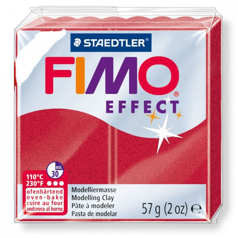 fimo-effect-28 METALLIC RUBY RED