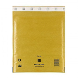 Envelope with small air bubbles