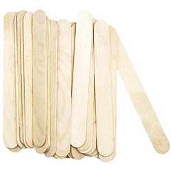 Wooden icecream sticks in...