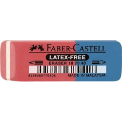Eraser FABER CASTELL blue-red