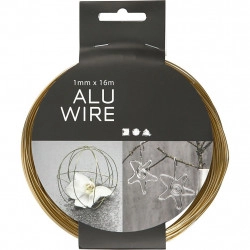 Aluminum wire gold 1mmx16m...