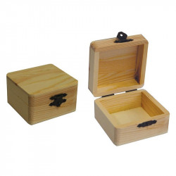 Mini square wooden box...