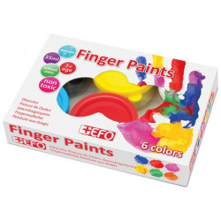 EFO finger paints, 6x30ml