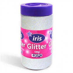 Glitter white IRIS 100gr