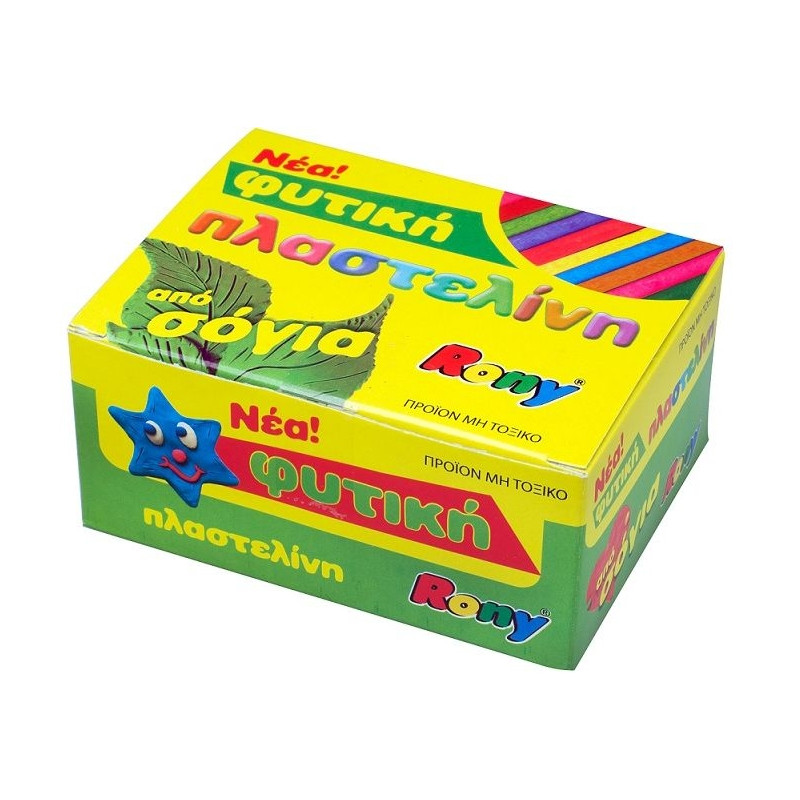 Πλαστελίνη σόγιας RONY, κουτί 11 χρωμάτων
