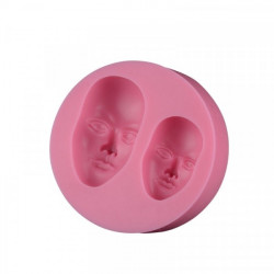 Silicone Mould FACES 66700
