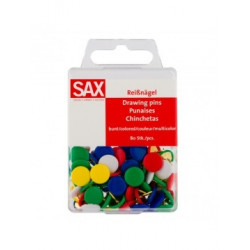 SAX coloured pins in an...