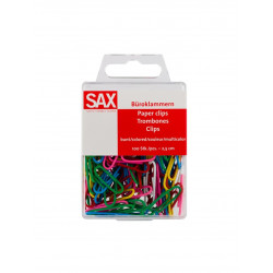 Συνδετήρες χρωματιστοί SAX 807-01