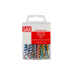 Συνδετήρες χρωματιστοί ριγέ SAX 808-00