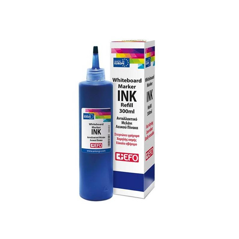 Whiteboard Marker ink EFO 300ml blue