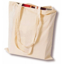 Τσάντα υφασμάτινη με μακρύ χερούλι 38x42cm