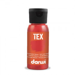 Χρώμα για ύφασμα DARWI TEX VERMILLION 490, 50ml