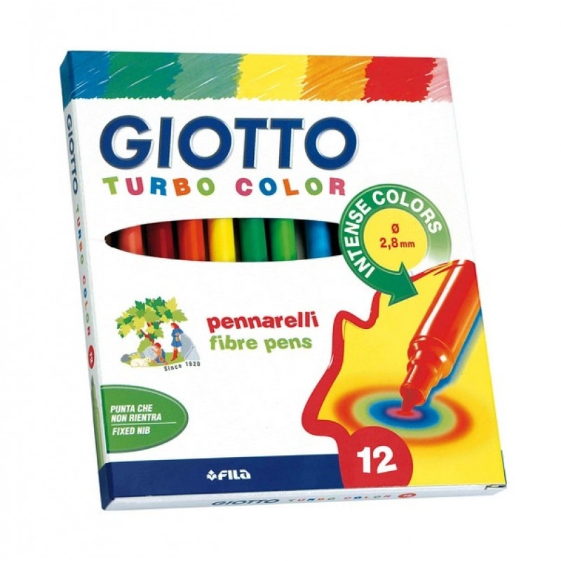GIOTTO TURBO  COLOR 12 τεμ. λεπτοί
