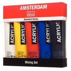 Ακρυλικά χρώματα AMSTERDAM MIXING SET 5x120ml