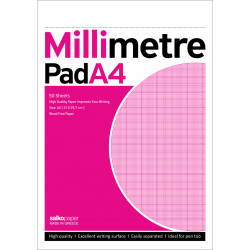 50-sheet A4 miletre pad