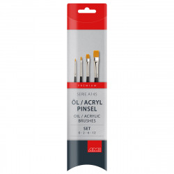 Brushes synthetic set of 4...