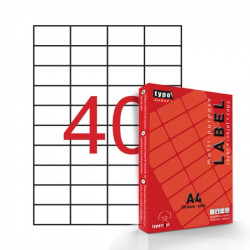 Αυτοκόλλητες ετικέτες εκτυπωτών Α4 52,5X29,7