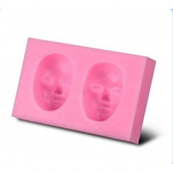 Silicone Mould FACES 39400