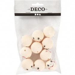 Doll heads 30mm set of 10...