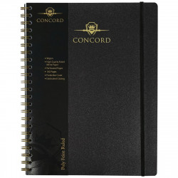 A4 notebook with concord...