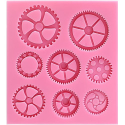 Silicone mold gears 12580