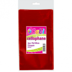 Cellophane red 70X100...