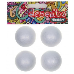Styrofoam balls 60mm pack...