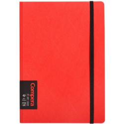 Notepad COMIX COMPERA A5 red