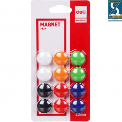 Round magnets with plastic...