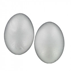 Styrofoam eggs 10cm, pack...