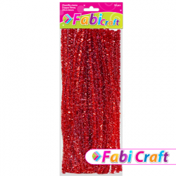 Metallic Red Pipe cleaners...