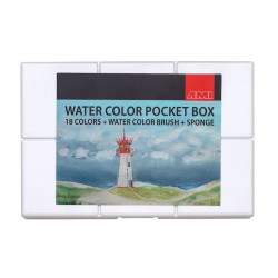 Watercolors Pocket box 18...