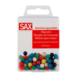 SAX Coloured map pins with...