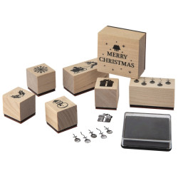 Christmas Wooden Stamp set...