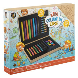 Wooden Kids Colouring Case...