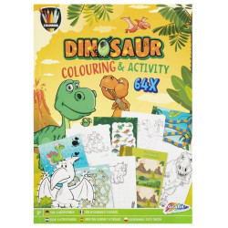 DINOSAURS COLOURING &...