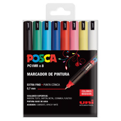 UNI POSCA PC-1MR set of 8...