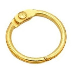 Metal rings gold plated for...