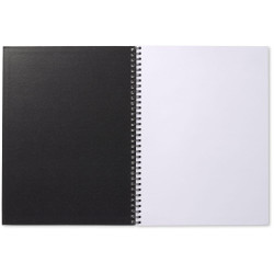 SKETCH BOOK HARD COVER SPIRAL 28x38cm