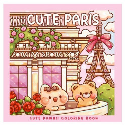 Colouring Book Cute Paris,...