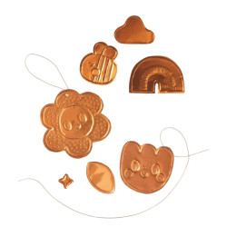 Aluminium foil set FOLIA 520 Copper