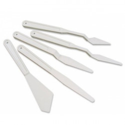 5-piece plastic set spatulas