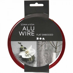 Flat Aluminum wire red 518343