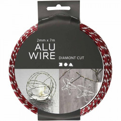 Aluminum wire red 2mm with...