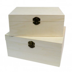 Wooden boxes set of 2pcs...