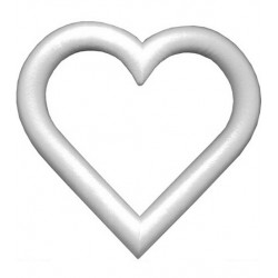Heart styrofoam flat 40cm