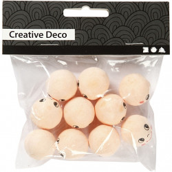Doll Heads 22mm set of 10...