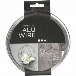 Aluminum wire silver...